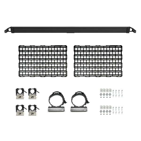 Builtright Bulkhead Accessory Rail System | Ford F-150 & Raptor, 5.5ft Bed 2015+