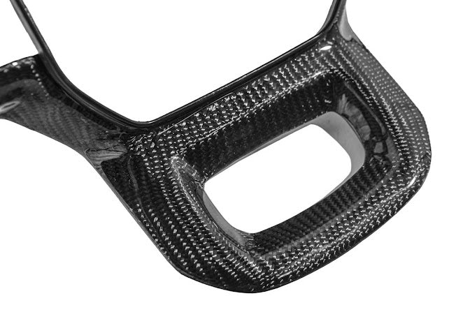 2021+ Ford Raptor/R Carbon Fiber Steering Wheel Button Trim Cover