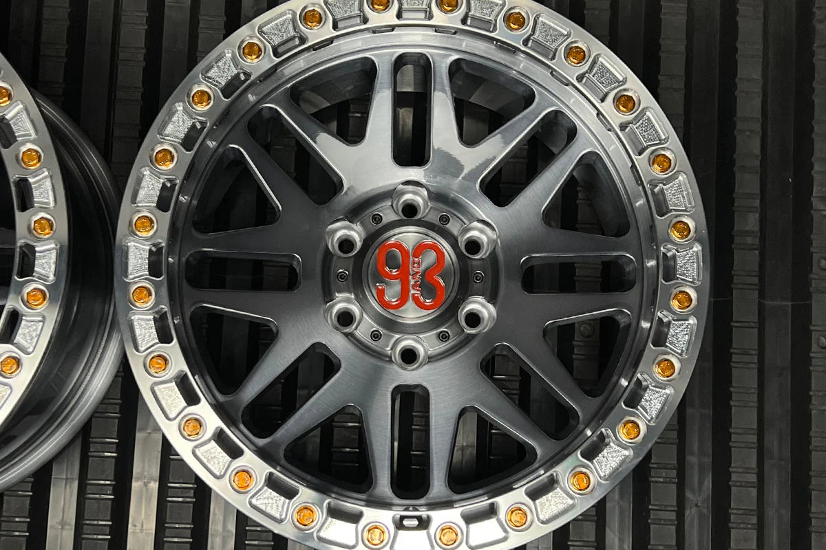 9&3 Wheels FR-01R | 6061-T6 Forged | Simulated Beadlock w/ Removable Ring