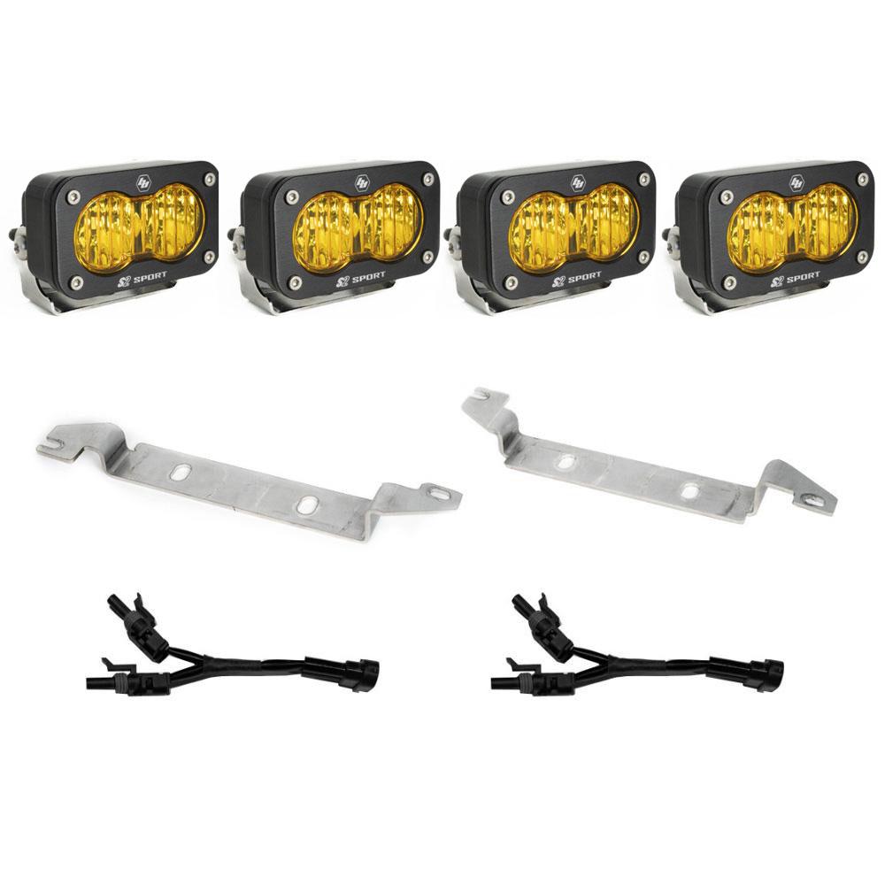 Baja Designs Toyota S2 Sport Dual Fog Pocket Light Kit - Toyota 2024-On Tacoma