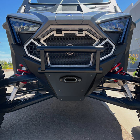 SDR Motorsports Polaris Pro R / Turbo R / Pro S Winch Double Tube Front Bumper
