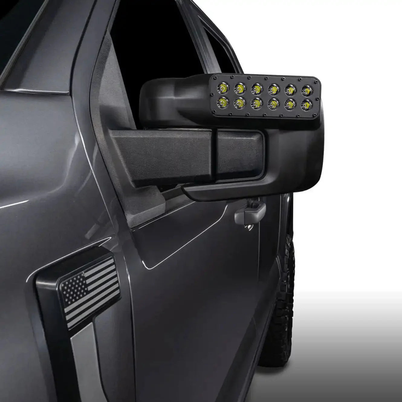 2021-2025 Ford Raptor LED Off-Road Side Mirror Ditch Lights