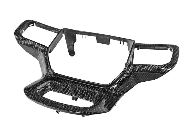 2021+ Ford Raptor/R Carbon Fiber Steering Wheel Button Trim Cover