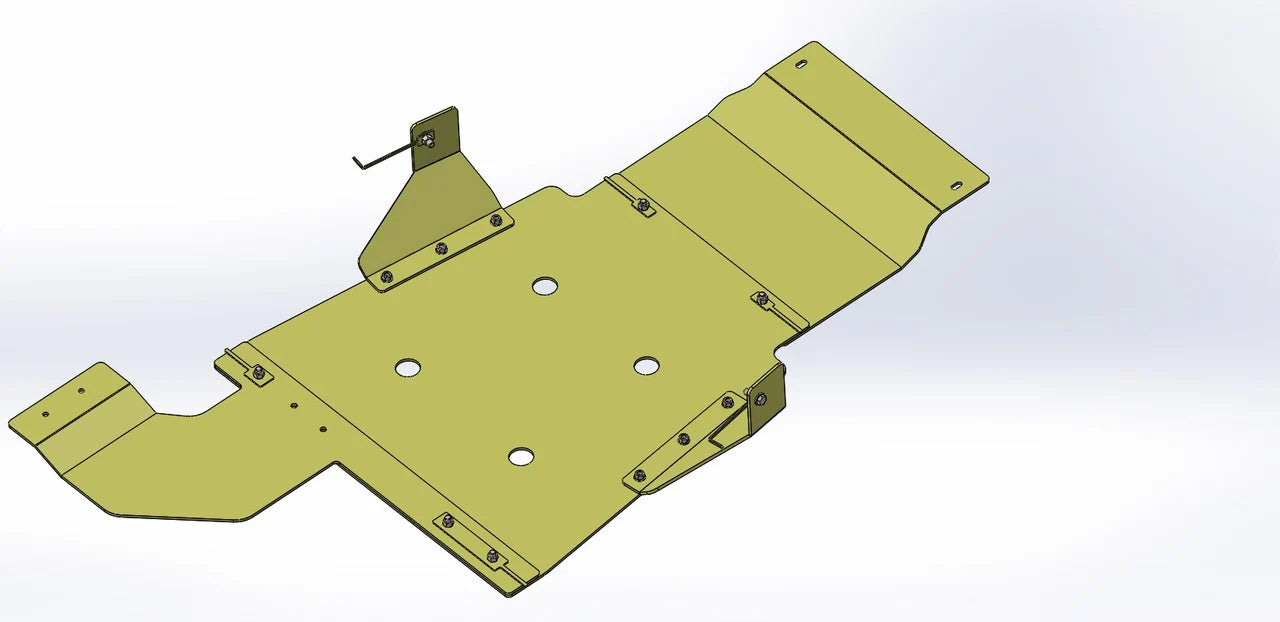 KHC Off-Road Full Coverage Skid Plate Kit, 2017-Current Raptor & 15-Current F150