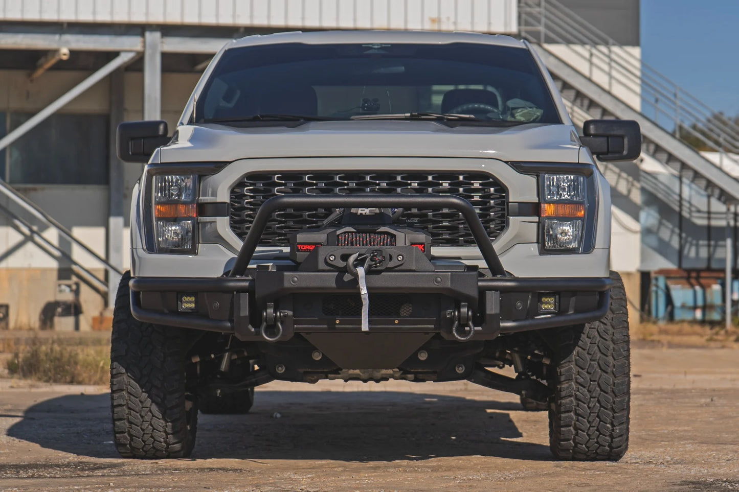 Rough Country Tubular Front Bumper - 2021-2025 Ford F-150