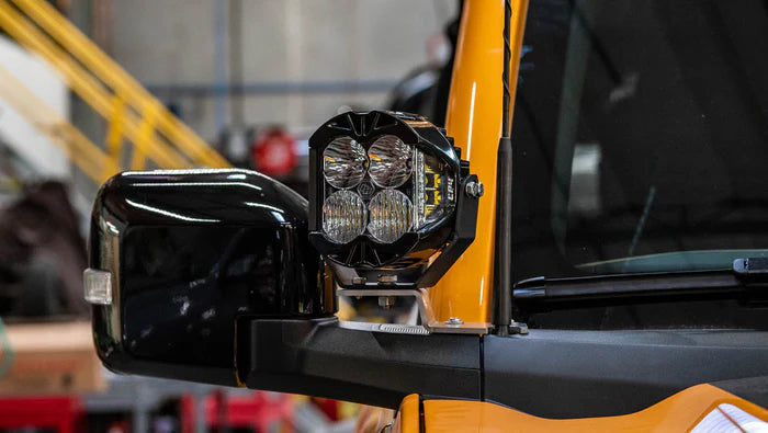 SDHQ Off Road '21-Current Ford Bronco + Bronco Raptor A-Pillar Light Mounts