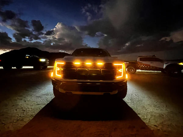 Alpharex 21-23 Ford F150 Raptor/R NOVA-Series LED Projector Headlights Alpha-Black