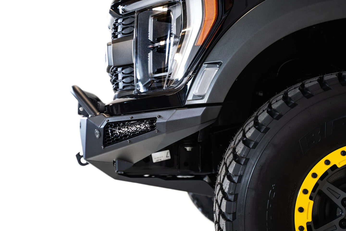 ADD OFFROAD 2021-2024 FORD F-150 RAPTOR/RAPTOR R HONEYBADGER FRONT BUMPER W/ TOP HOOP