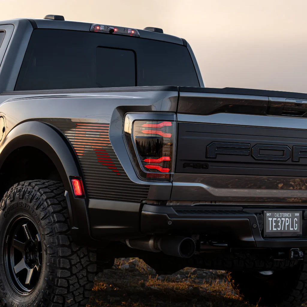 2024-2026 Ford Raptor & Raptor R LUXX-Series LED Tail Lights Alpha-Black