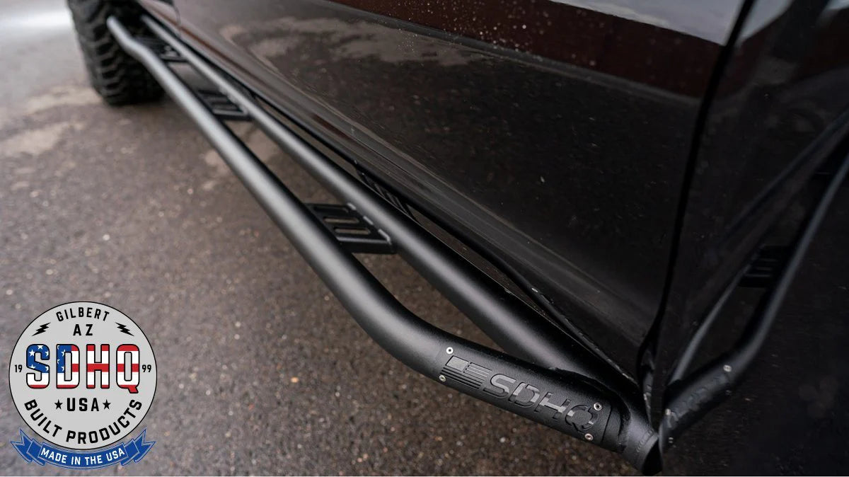 SDHQ OFF ROAD '17-24 FORD RAPTOR SDHQ BUILT WELD-ON ROCK SLIDERS