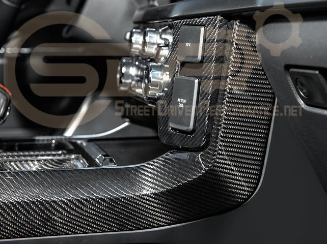 2021+ Ford Raptor/R Carbon Fiber Center Console Side Panel Cover