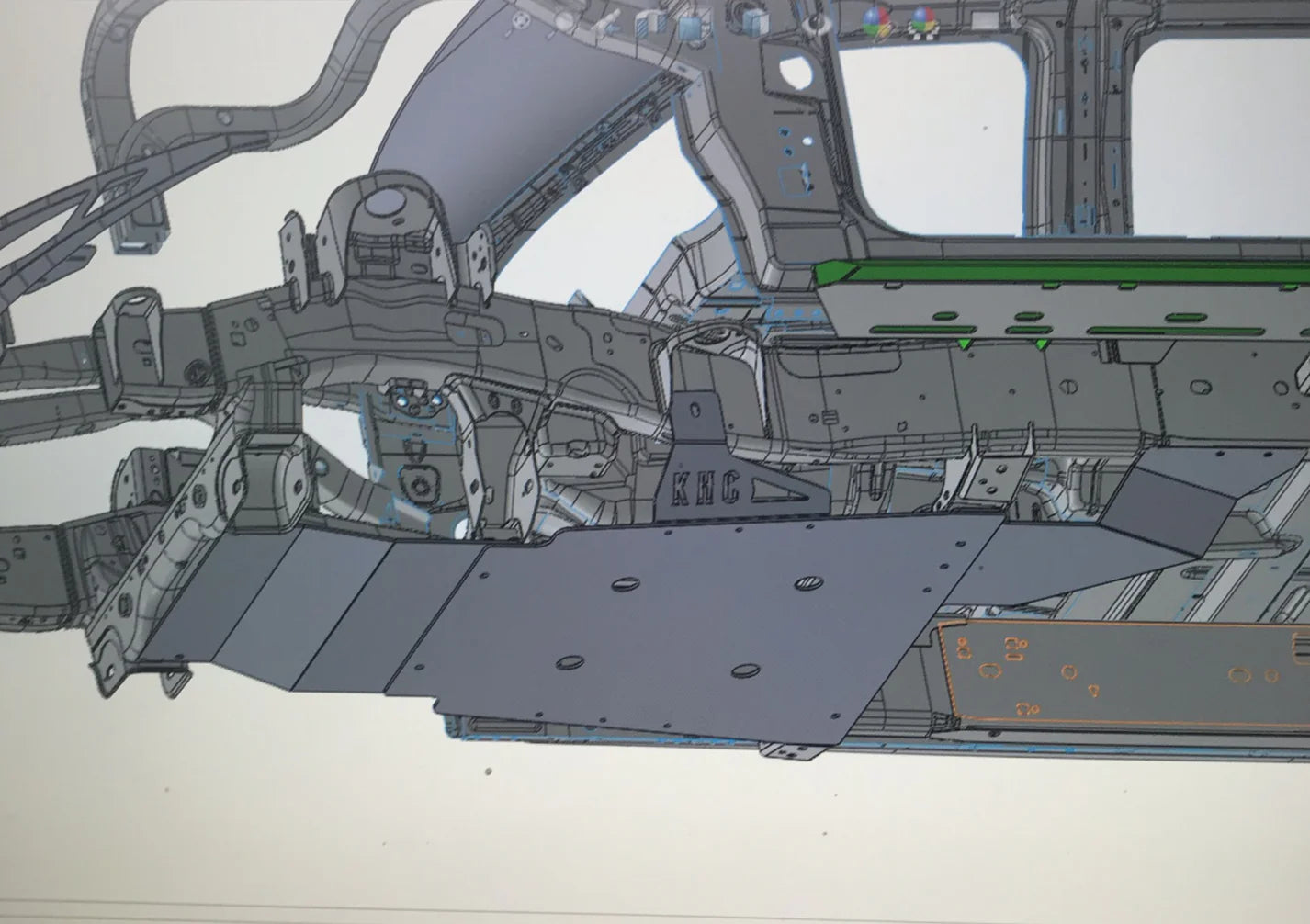 KHC Offroad Gen1 Raptor Full Length Skid Plate