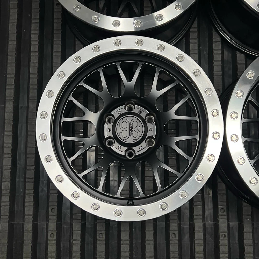 9&3 Wheels TX-01R | 6061-T6 Forged | Simulated Beadlock w/ Removable Ring
