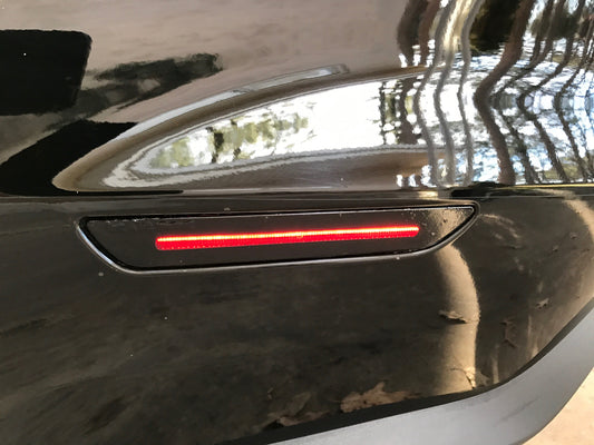 Rear Marker LED Accent Vinyl Black Out (2015-2023 Mustang)