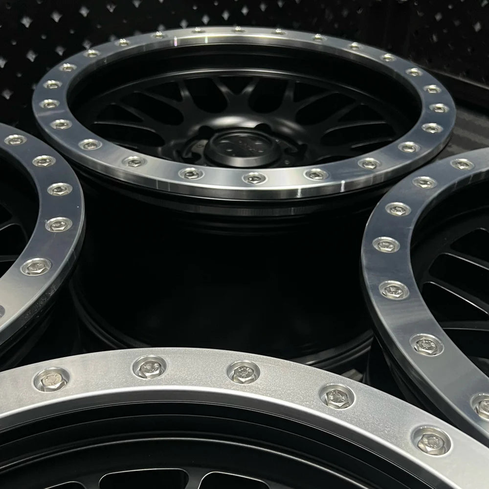 9&3 Wheels TX-01R | 6061-T6 Forged | Simulated Beadlock w/ Removable Ring