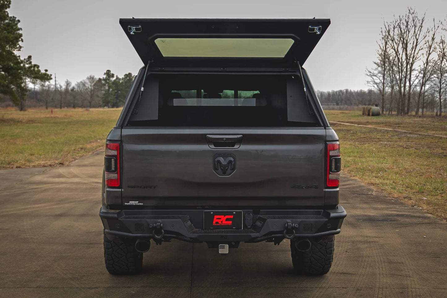Rough Country 2017-2025 Ford Raptor Bed Cap Side Shelf Storage Bin