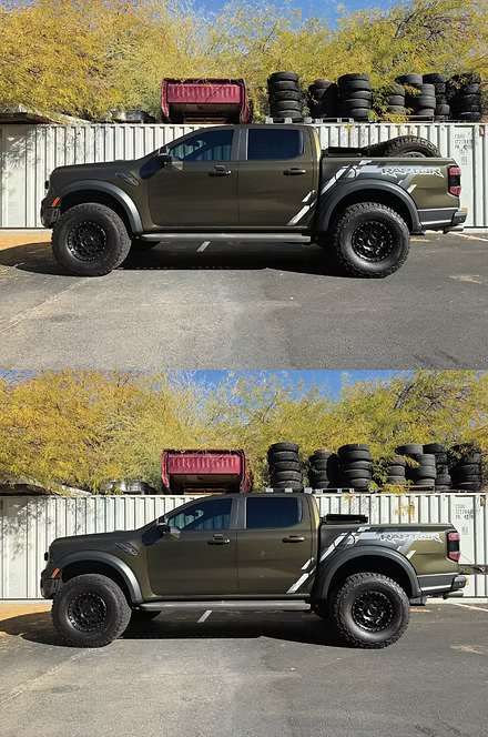Geiser Progressive Springs | 2024–2025 Ford Ranger Raptor | +1.25" Front / +1" Rear Lift