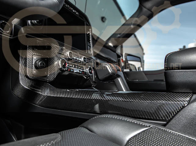 2021+ Ford Raptor/R Carbon Fiber Center Console Side Panel Cover