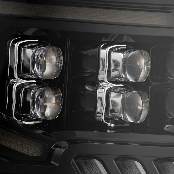 Alpharex 2010-2014 Ford Raptor MKII NOVA-Series LED Projector Headlights Alpha-Black