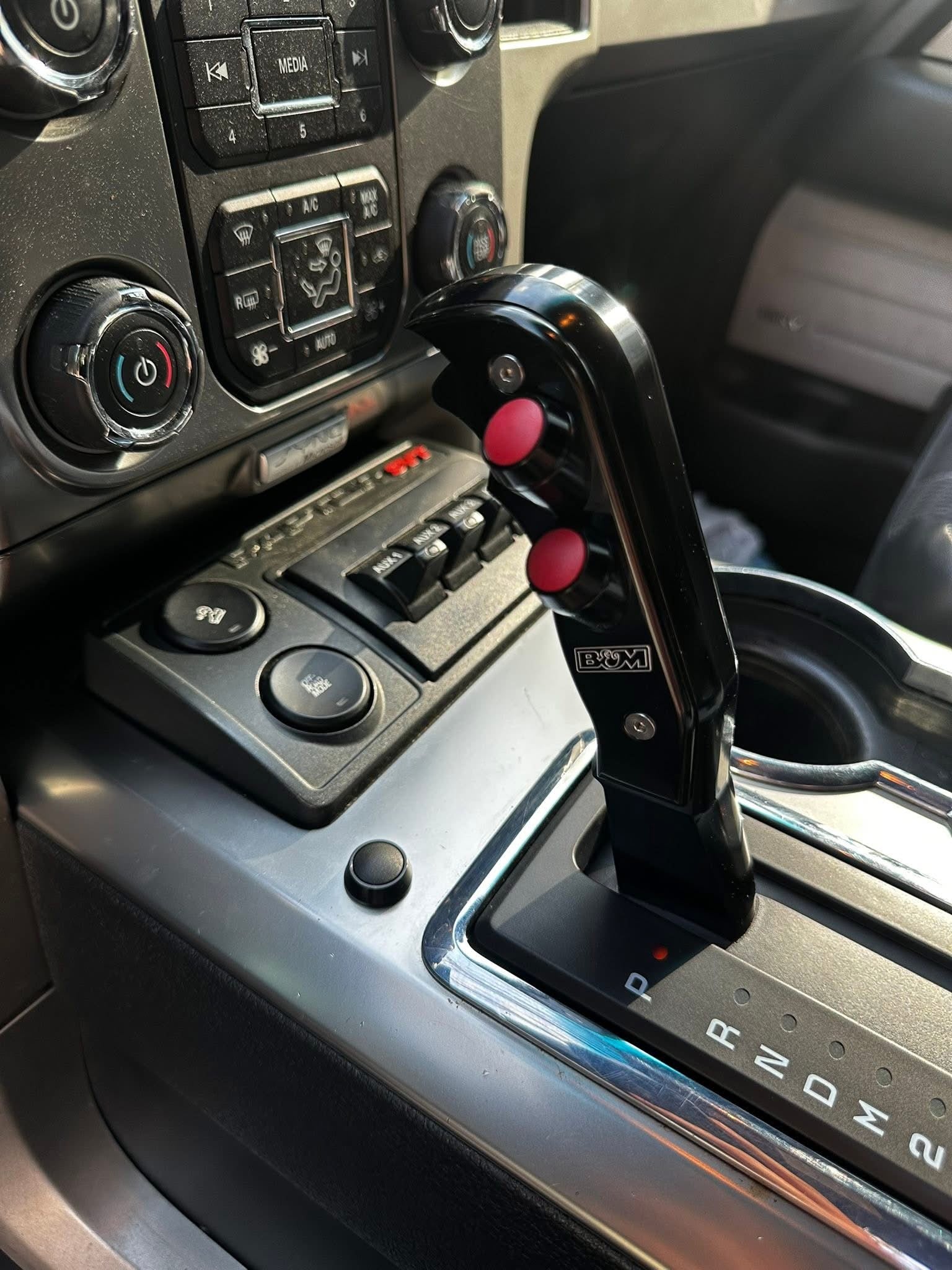 b&m gear shifter B&M 2011-2014 Ford Raptor Magnum Grip Auto Shift Handle