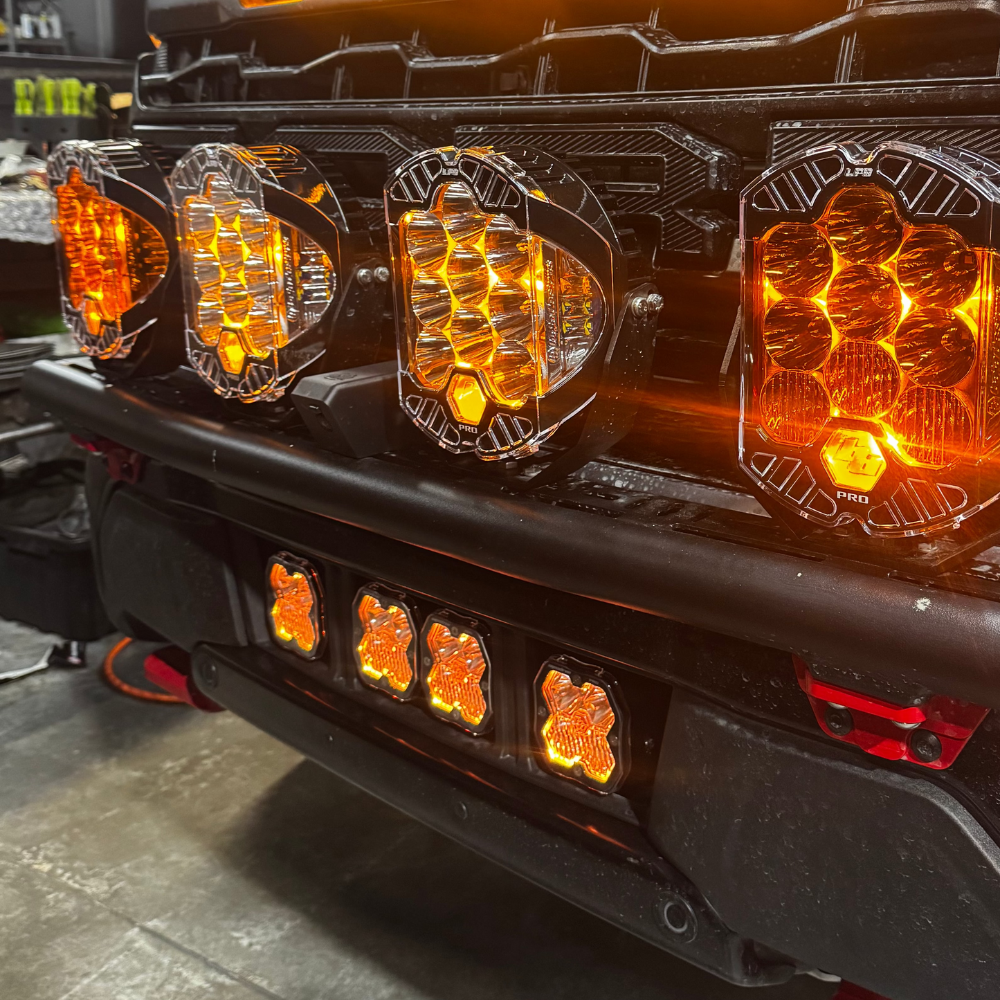 2023-2025 Ford Raptor/R Center Fog Light Kit - Baja Designs Lighting