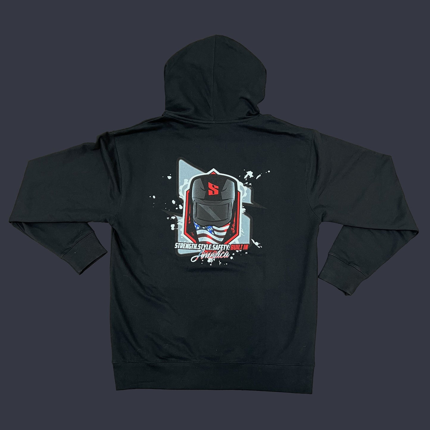 SDR Motorsports Built in America Black Hoodie