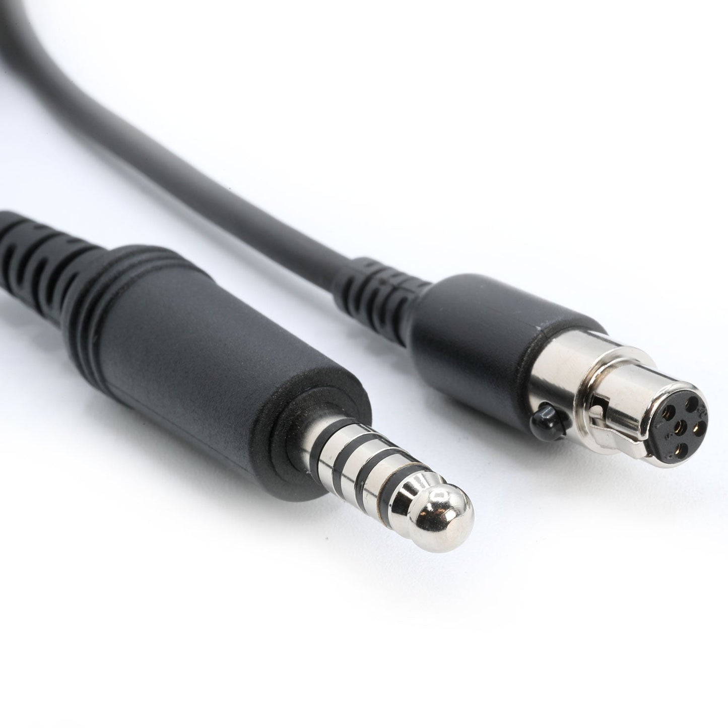 Firetruck Intercom Headset Coil Cord for Firecom Style Jacks 5 Foot