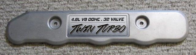 4V Coil Cover Plate - Twin Turbo w/Displacement (2003-2004 Cobra)