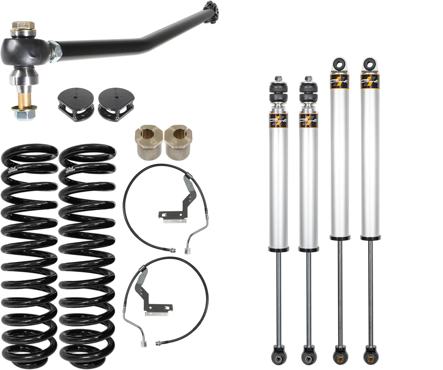 Carli Suspension 2.5" Commuter 2.0 System, BASE, for 2017+ Ford F250/F350 Diesel