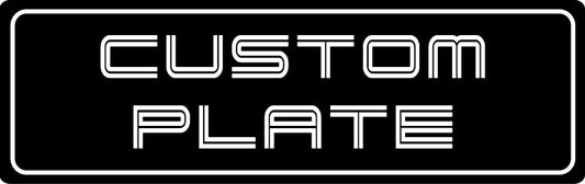 Custom Engine Cover Plate [CEP] Printed Aluminum Plate (2018-2023 Mustang)