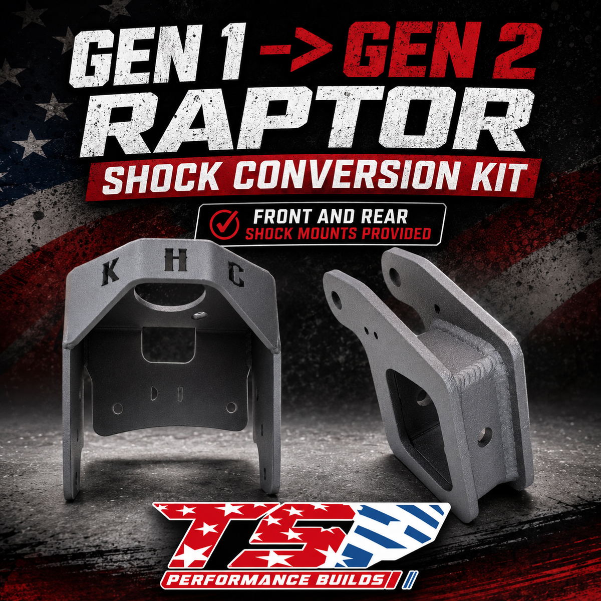 KHC GEN 1 -> GEN 2 SHOCK CONVERSION KIT