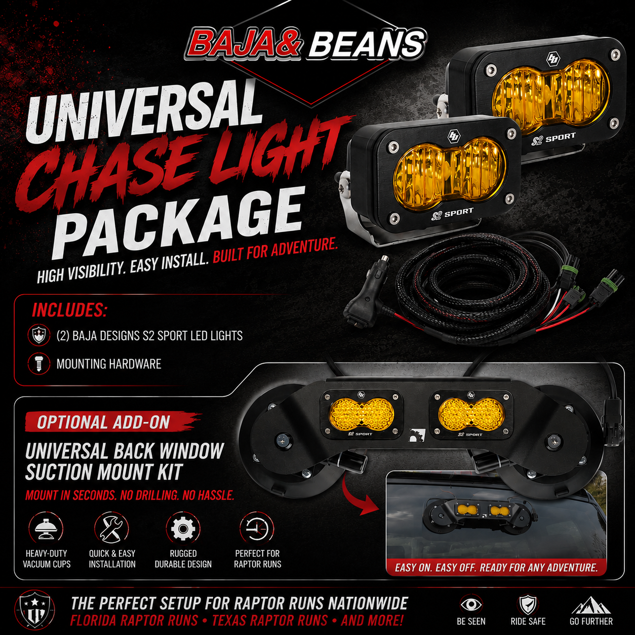 Baja N Beans - TSP UNIVERSAL CHASE LIGHT PACKAGE