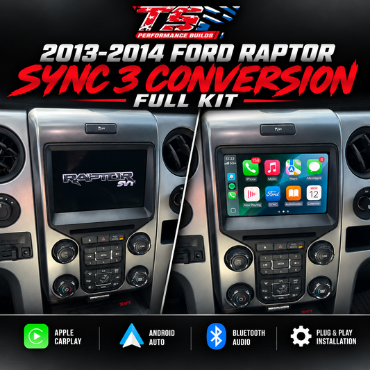 2013-2014 Ford Raptor Sync 3 Conversion Full Kit