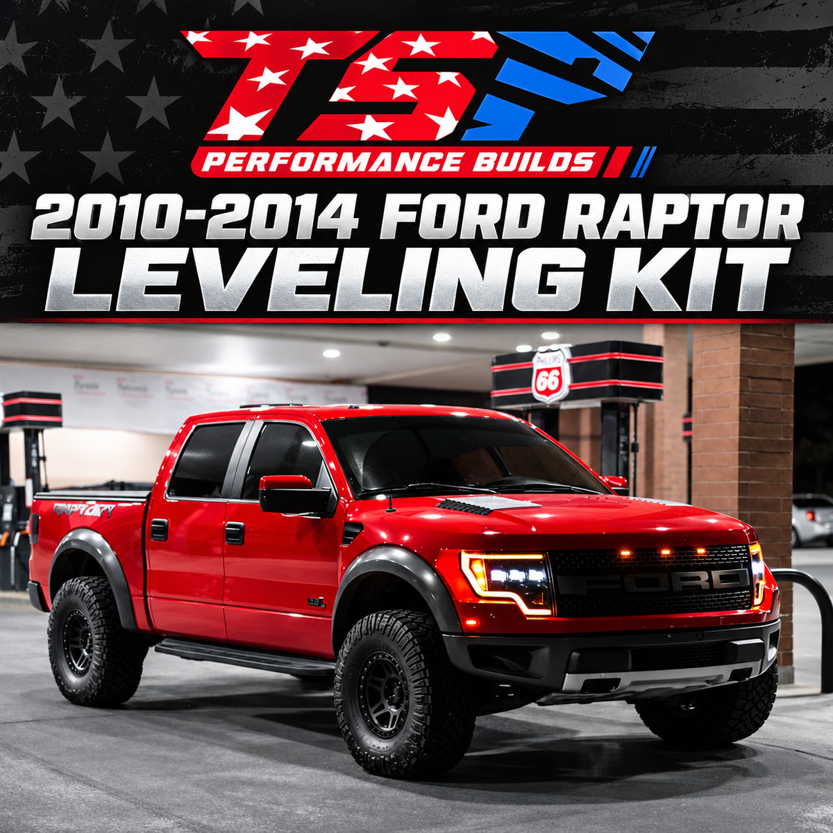 Gen 1 Raptor Front and Rear Leveling Kit
