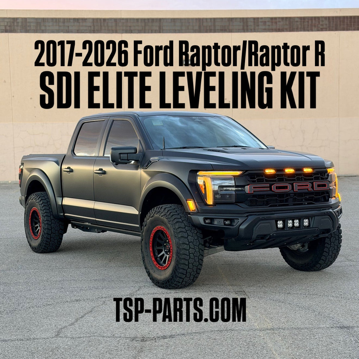 SDI ELITE 2017-2026 FORD RAPTOR/RAPTOR R FRONT BUCKET TOP HAT KIT