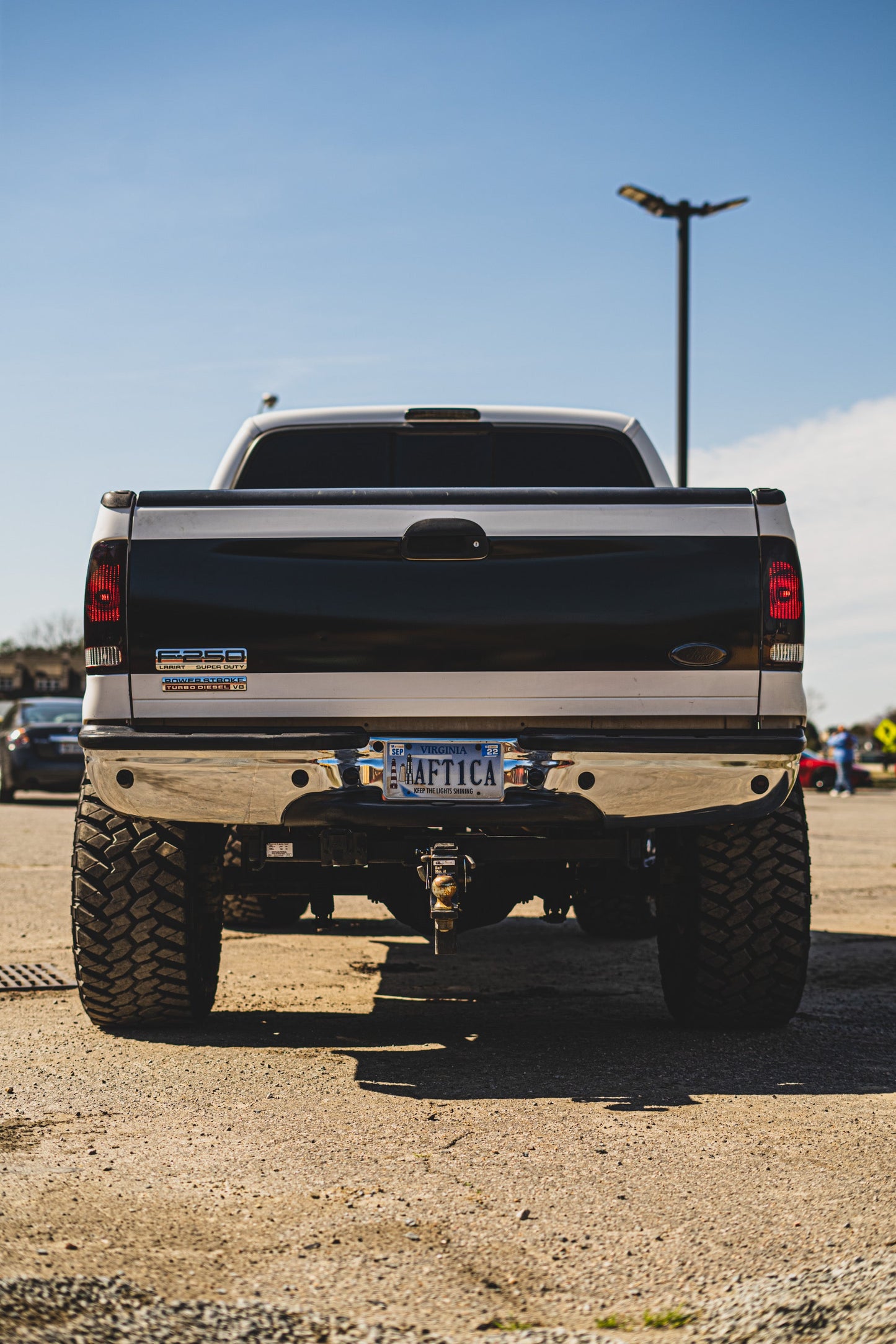Tailgate Center Black Out Panel (1999-2007 F-250)