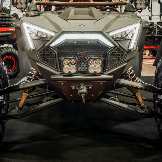 SDR Motorsports Polaris Pro R / Turbo R / Pro S Winch Single Tube Front Bumper