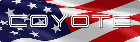 Aluminum Engine Cover Plate [S18] Flag 1 Coyote (2018-2023 Mustang)