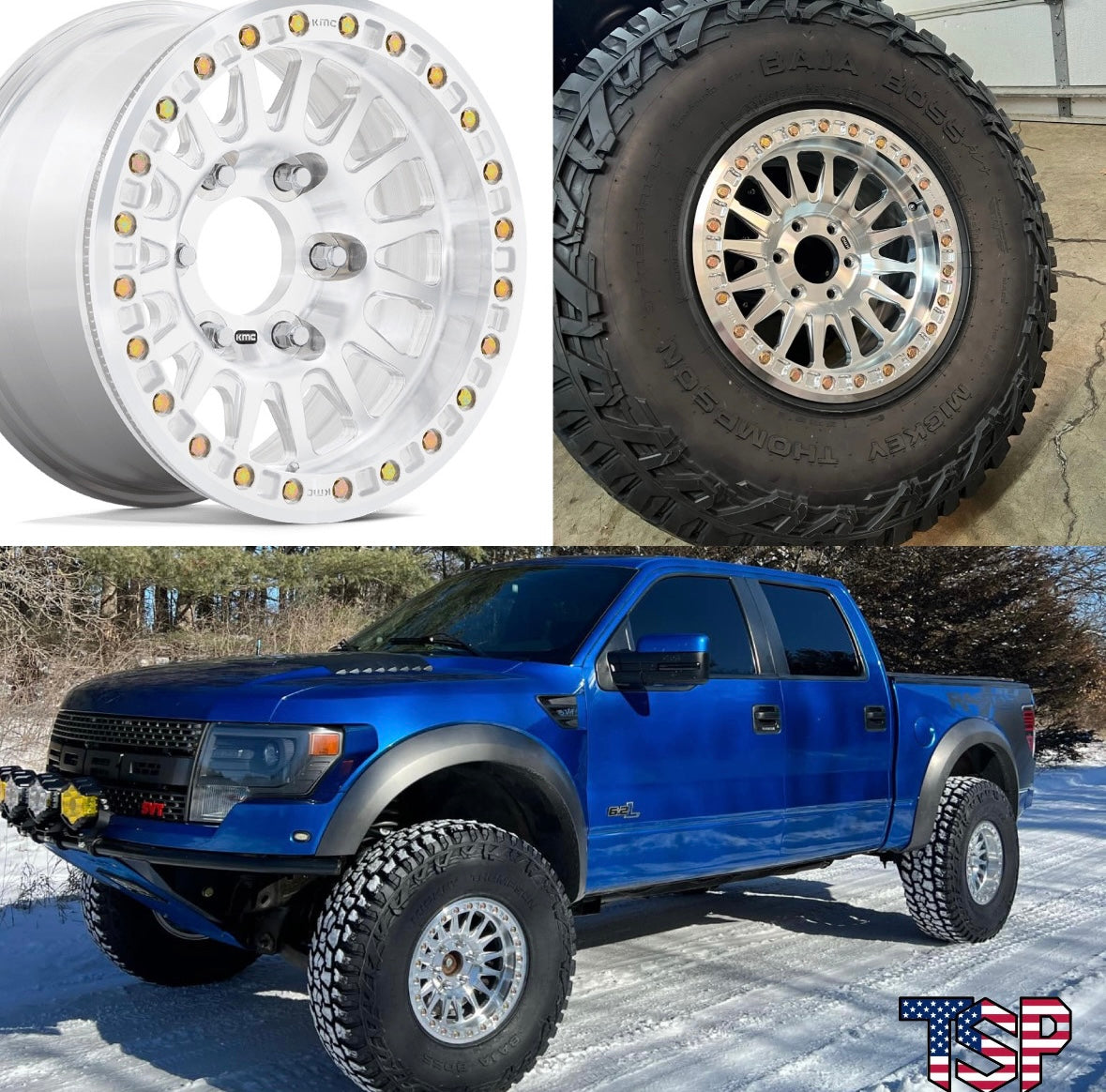 KMC IMPACT FORGED BEADLOCK - 17x9 - Raptor