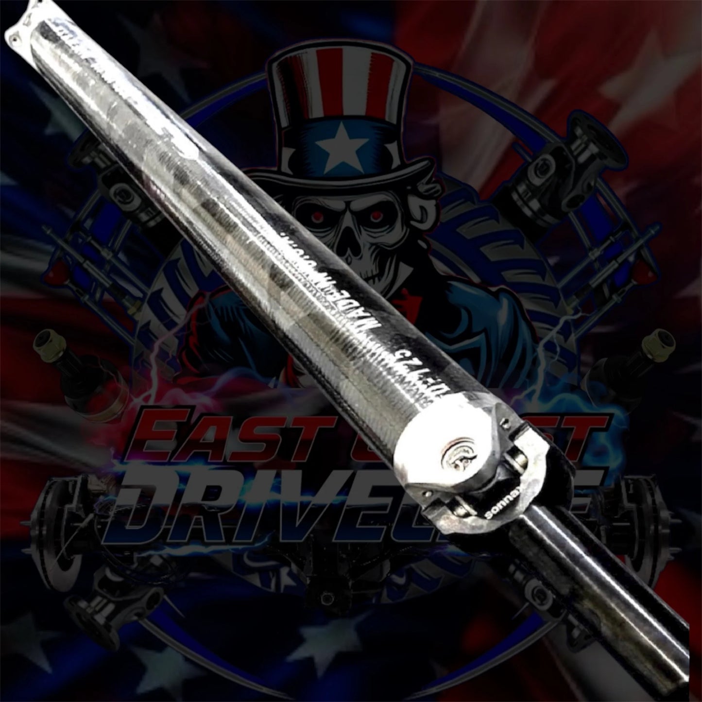 2023-2025 Ford F-150 Raptor R Rear Driveshaft - Carbon Fiber or Aluminum