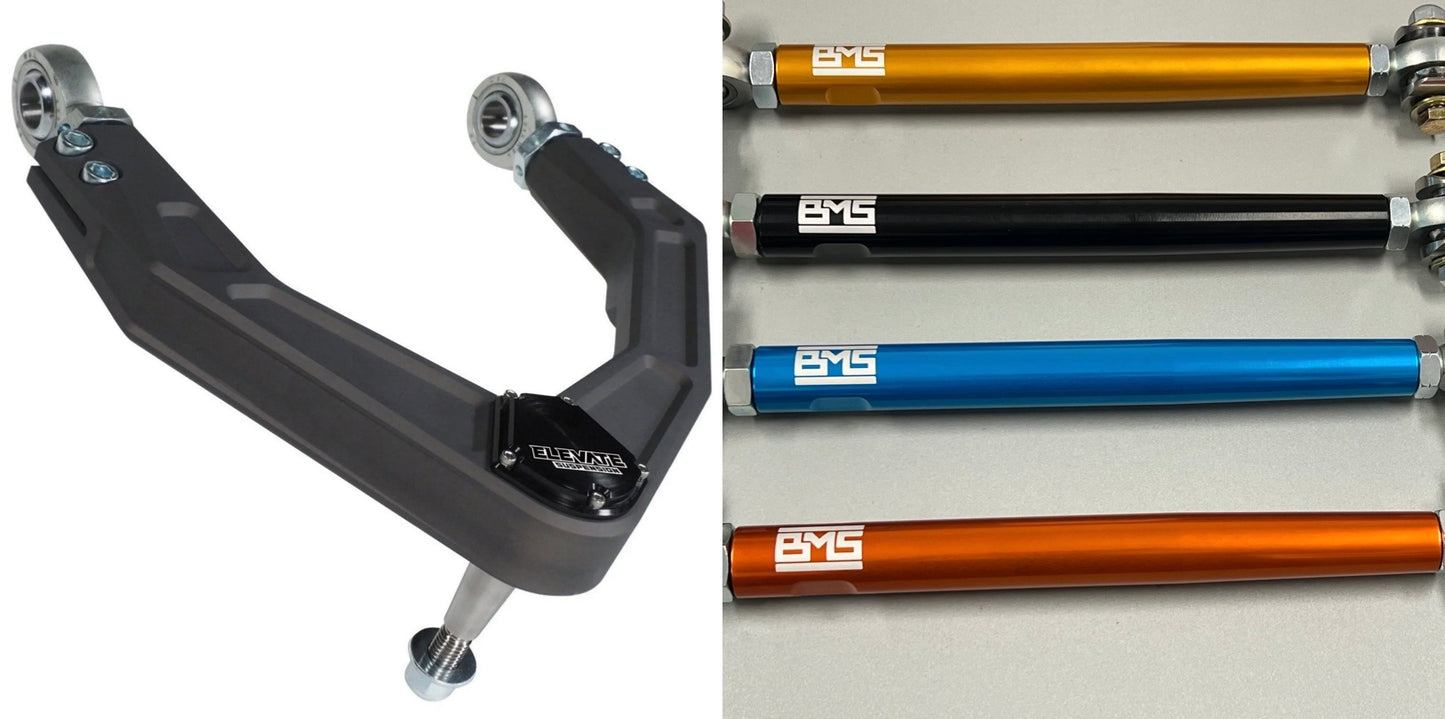 Roth Shock Services Upper Control Arm + Tie Rod Package