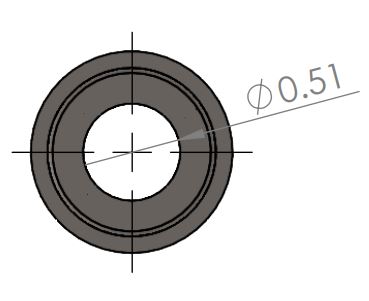 FM17000024 - FMI 2021 Ram TRX Tie Rod taper spacer for spindle