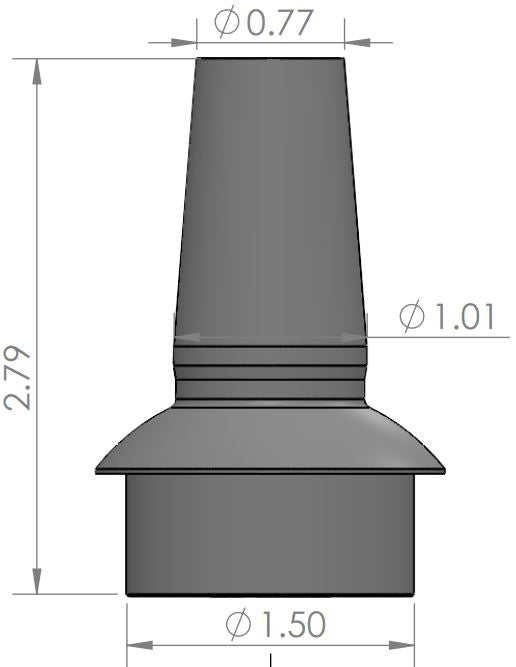 FM17000033 - FMI Bronco Raptor lower arm ball joint adapter to 1.5 uniball