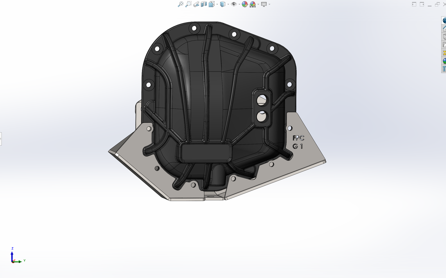 2010-2014 Raptor Rear Differential Skid Plate Kit