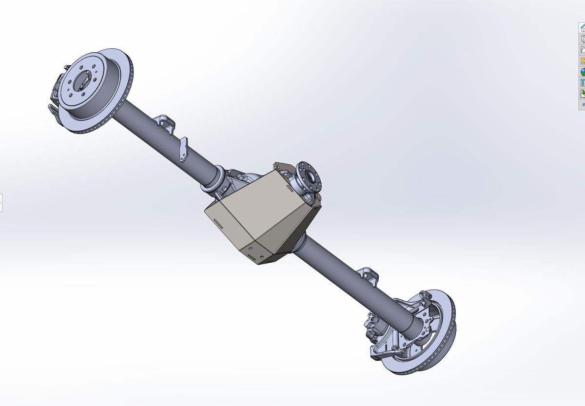 Gen 2 Raptor Rear Axle 2010-2014 Raptor Rear Differential Skid Plate Kit – TSP PARTS