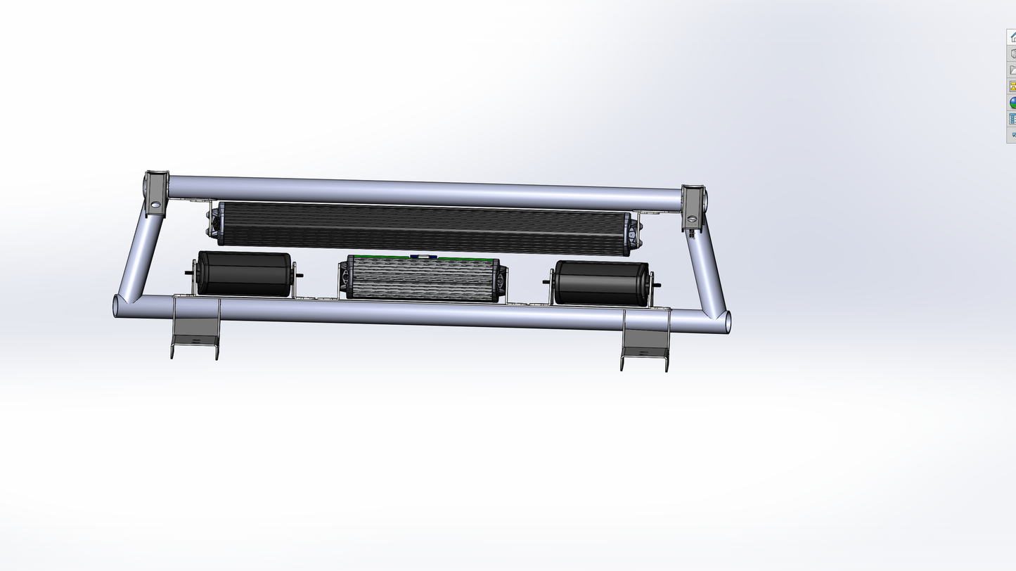 Gen 3 Ford Raptor Race truck front bumper light bar mount kit