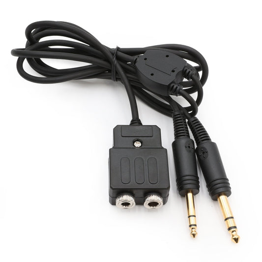General Aviation Pilot Headset Extension Cable