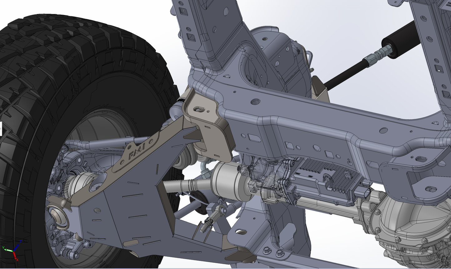 2017 - 2024 Raptor Lower Arm Pocket Replacement Kit By Foutz Motorsports