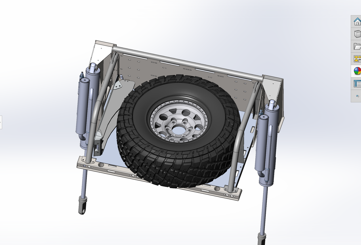 2017 - 2025 Raptor 20" Rear Travel Bed Organizer kit