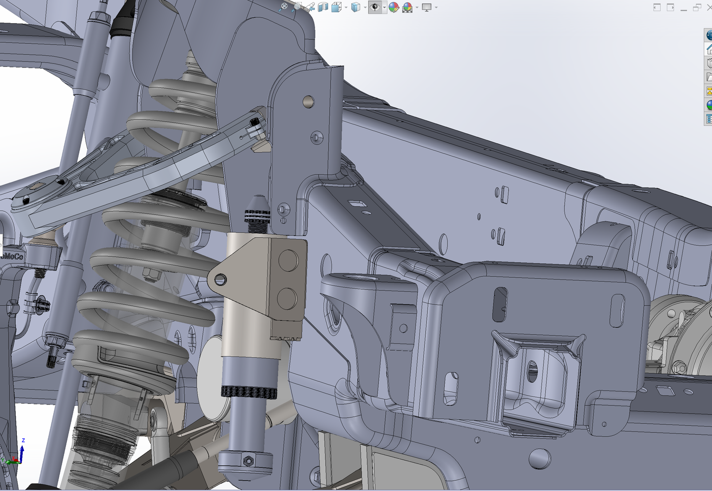 Gen 2 Raptor Front Limit Strap and Bump Stop Kit for Stock Lower A-Arm (2017, 2018, 2019, 2020) F150 Raptor